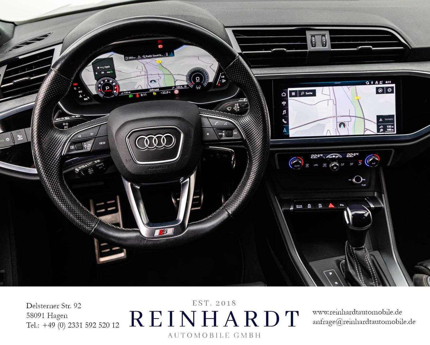 Audi Q3 SPORTBACK 45TFSi Q 2x S LINE BLACK CARPLAY/VC, миниатюра 16