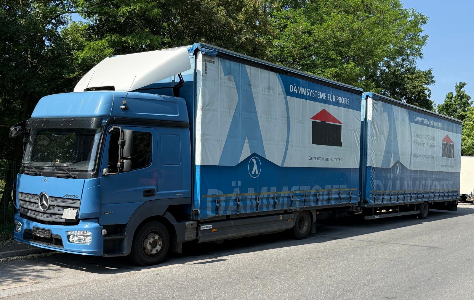 Mercedes-Benz Atego 824 + Anhänger