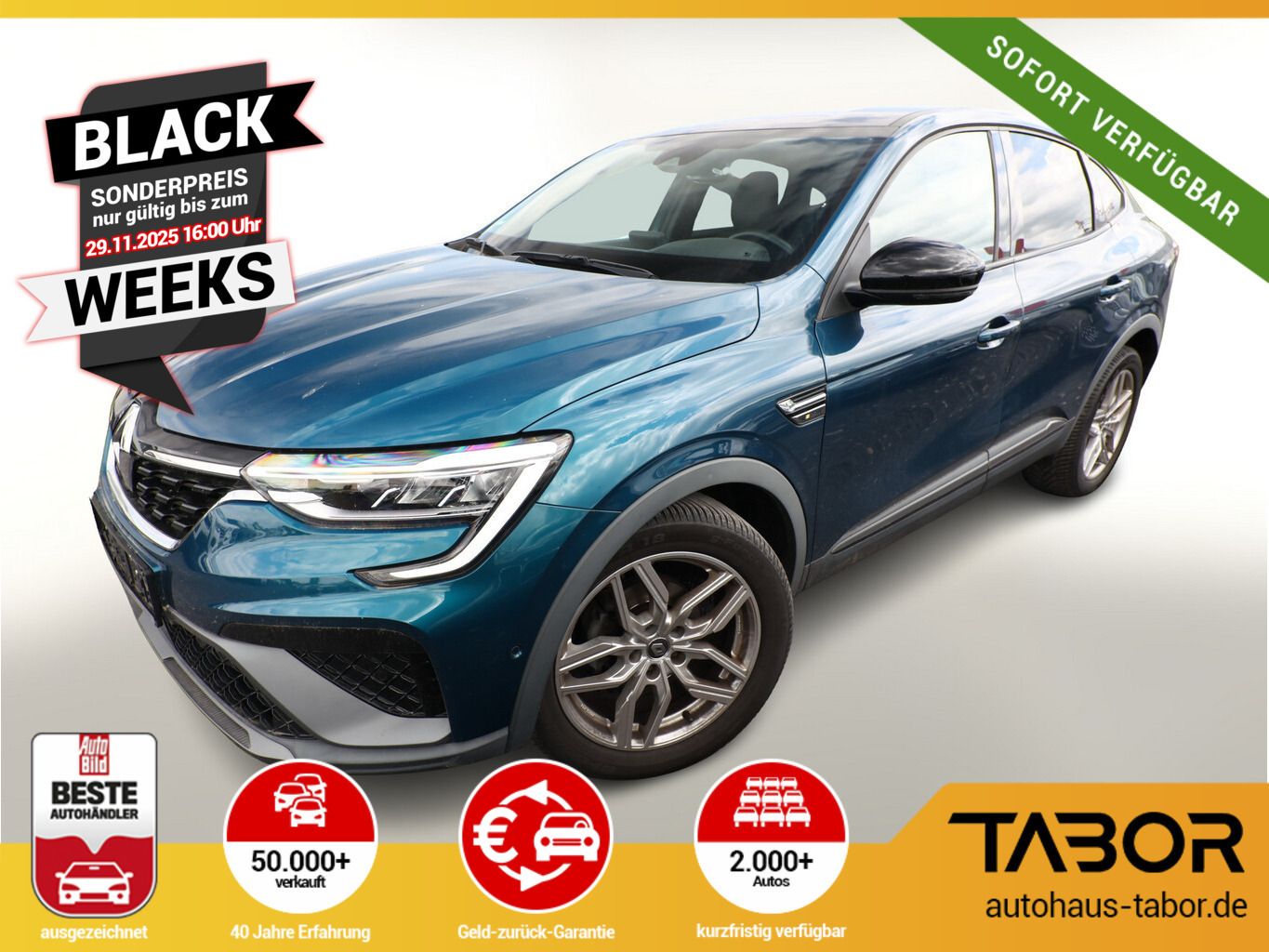 Renault Arkana TCe 140 EDC R.S. Line Leder Nav ACC Kam