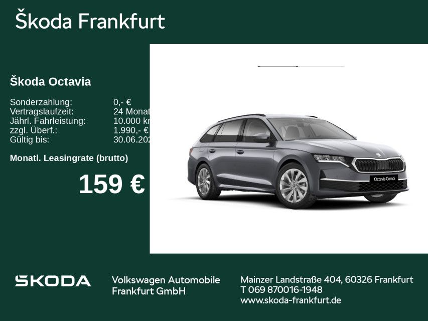 Skoda Octavia Combi Selection 2,0 TDI Navi/ Fahrassist