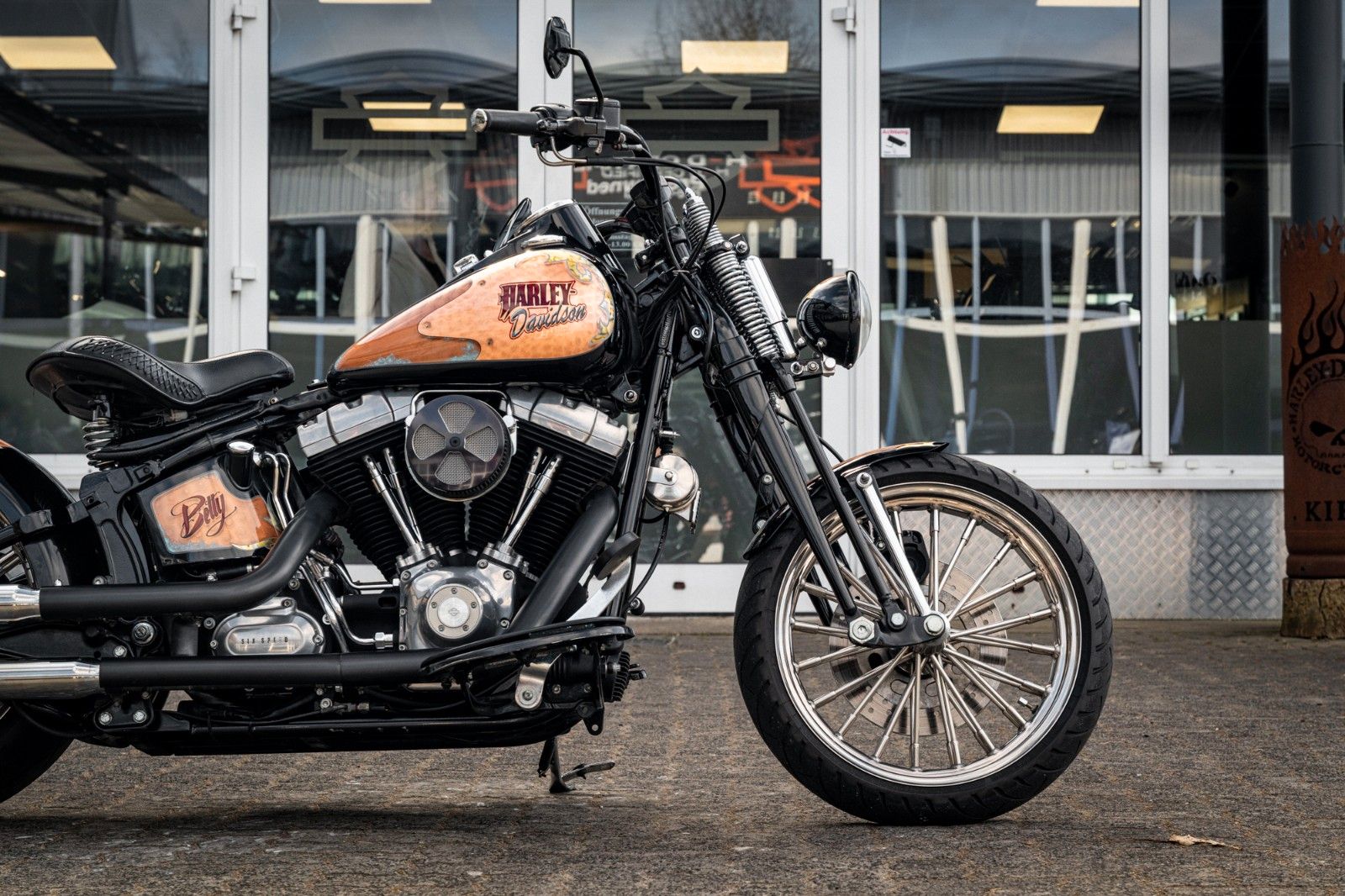 Fahrzeugabbildung Harley-Davidson SOFTAIL CROSS BONES CUSTOM FLSTSB - BIG SPOKE