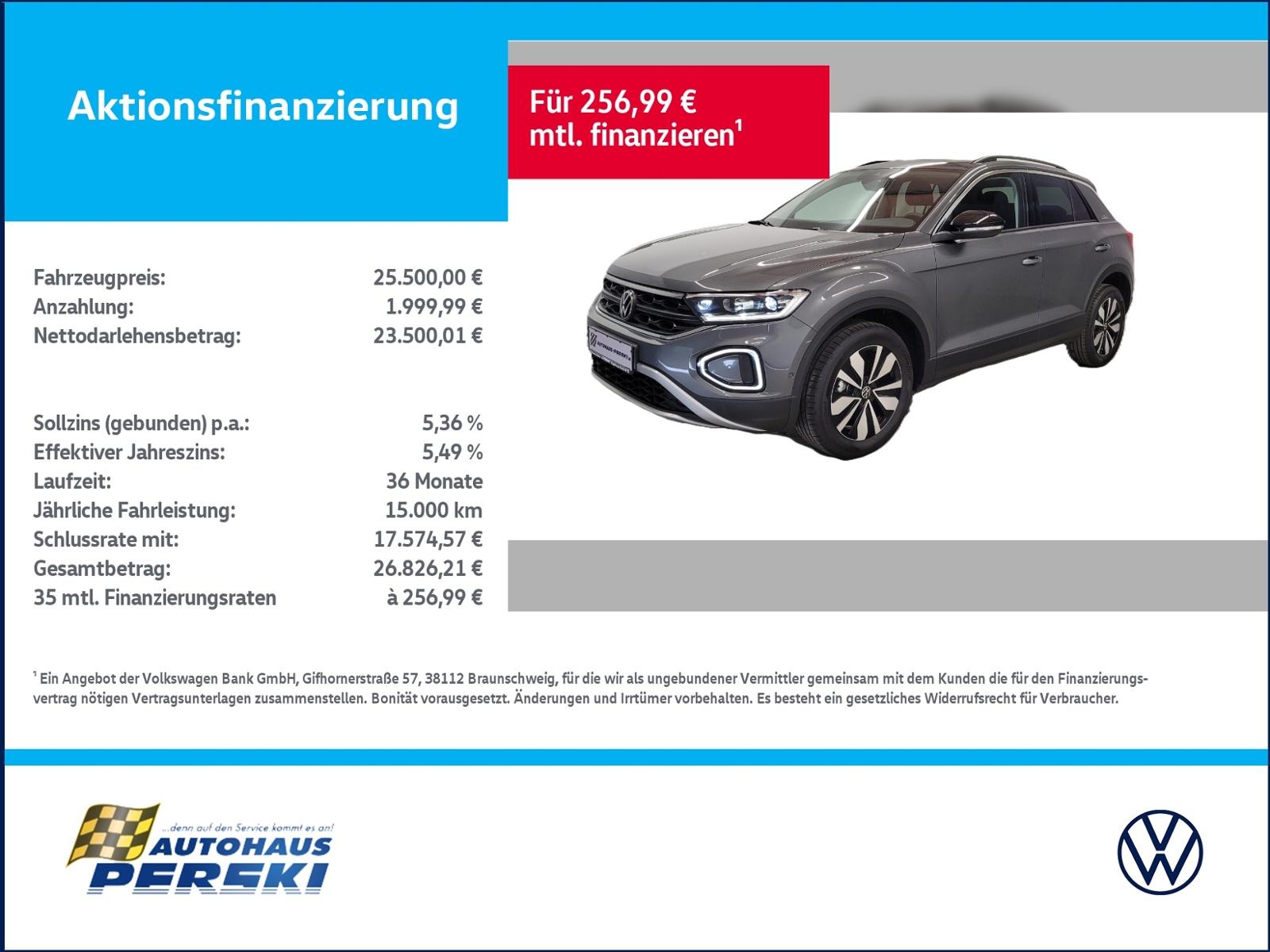 Volkswagen T-Roc 1.0 TSI Goal  KLIMA, NAVI, LED, ACC