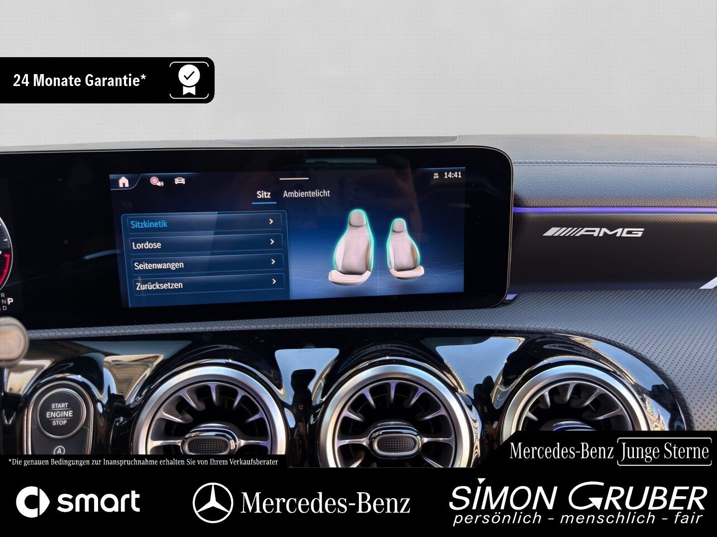 Fahrzeugabbildung Mercedes-Benz CLA 45 S 4M+ SB AMG Perfo Leder Aero Driver HUD