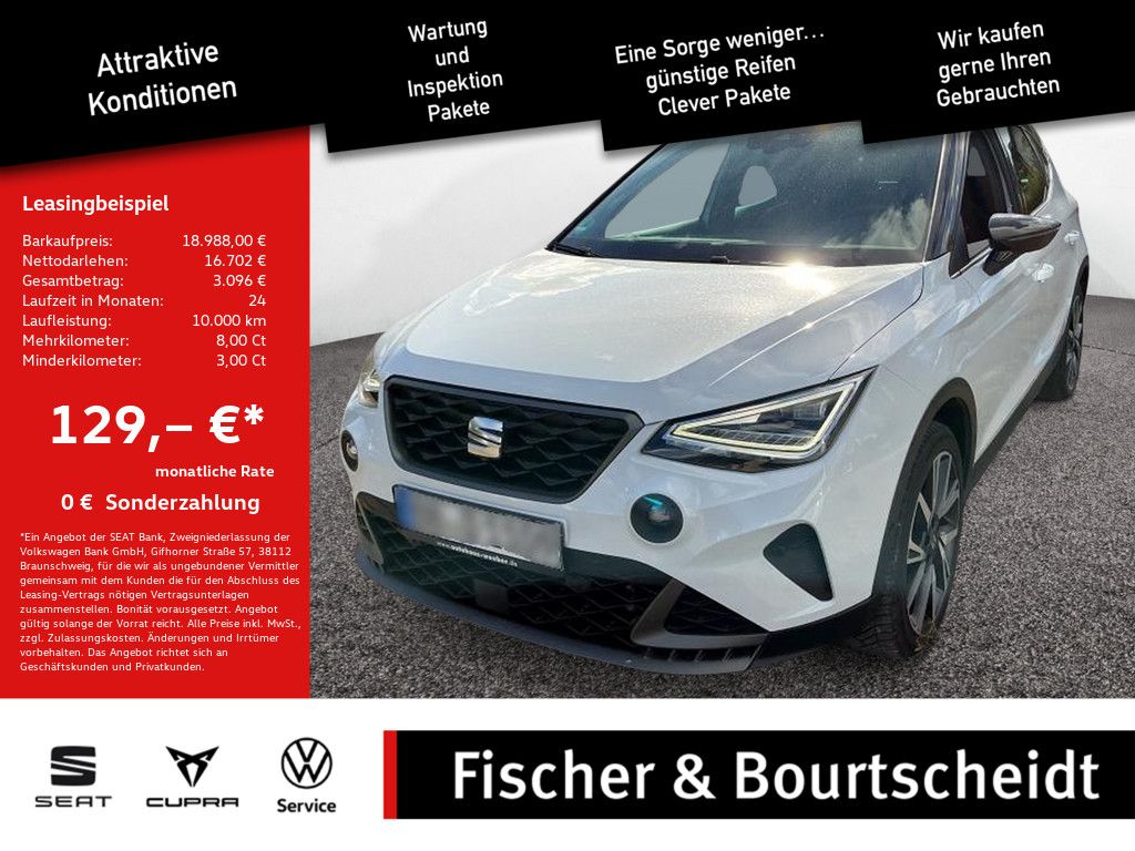 Seat Arona 1.0 TSI FR KLIMA 5,99% EFF* PDC LED