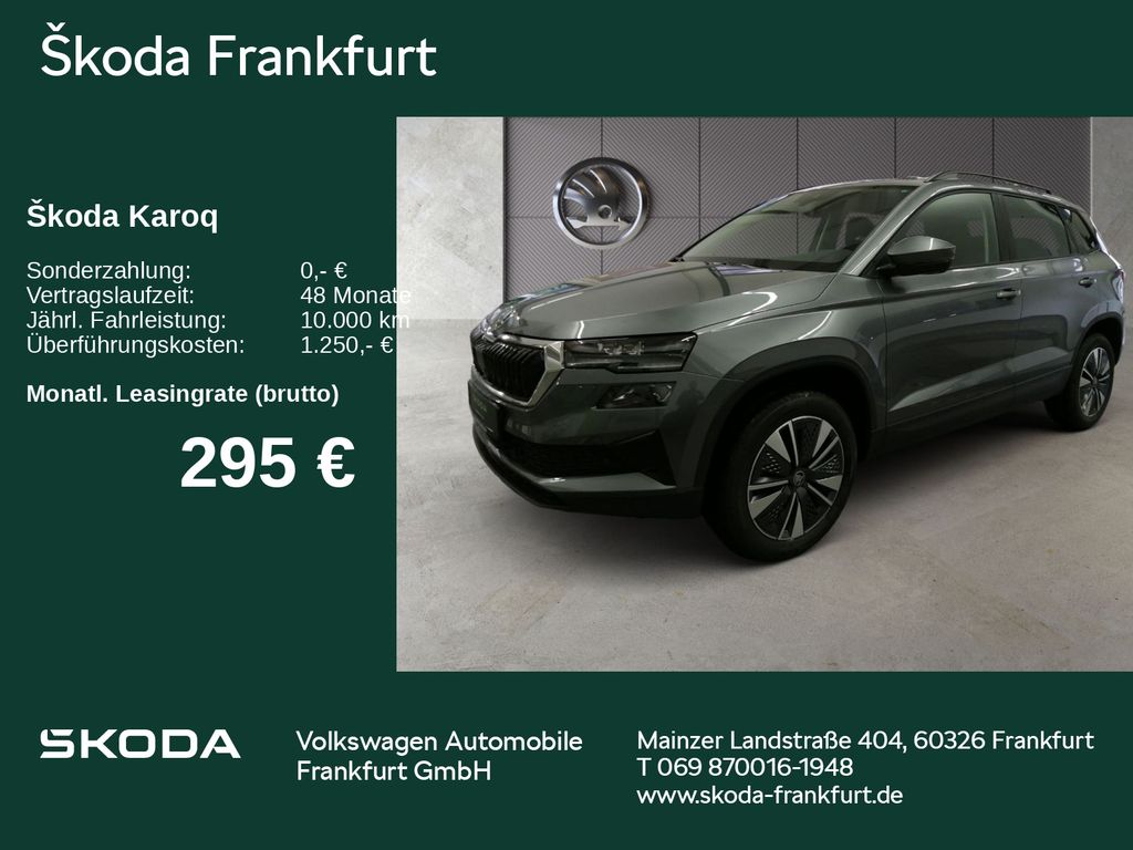 Skoda Karoq Tour 1,5 TSI 110 DSG € 750,- EUR Wechselwo