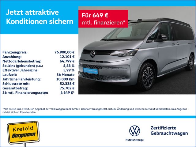 Volkswagen T7 California 2.0 TDI Coast AHK LED ACC NAVI KAM