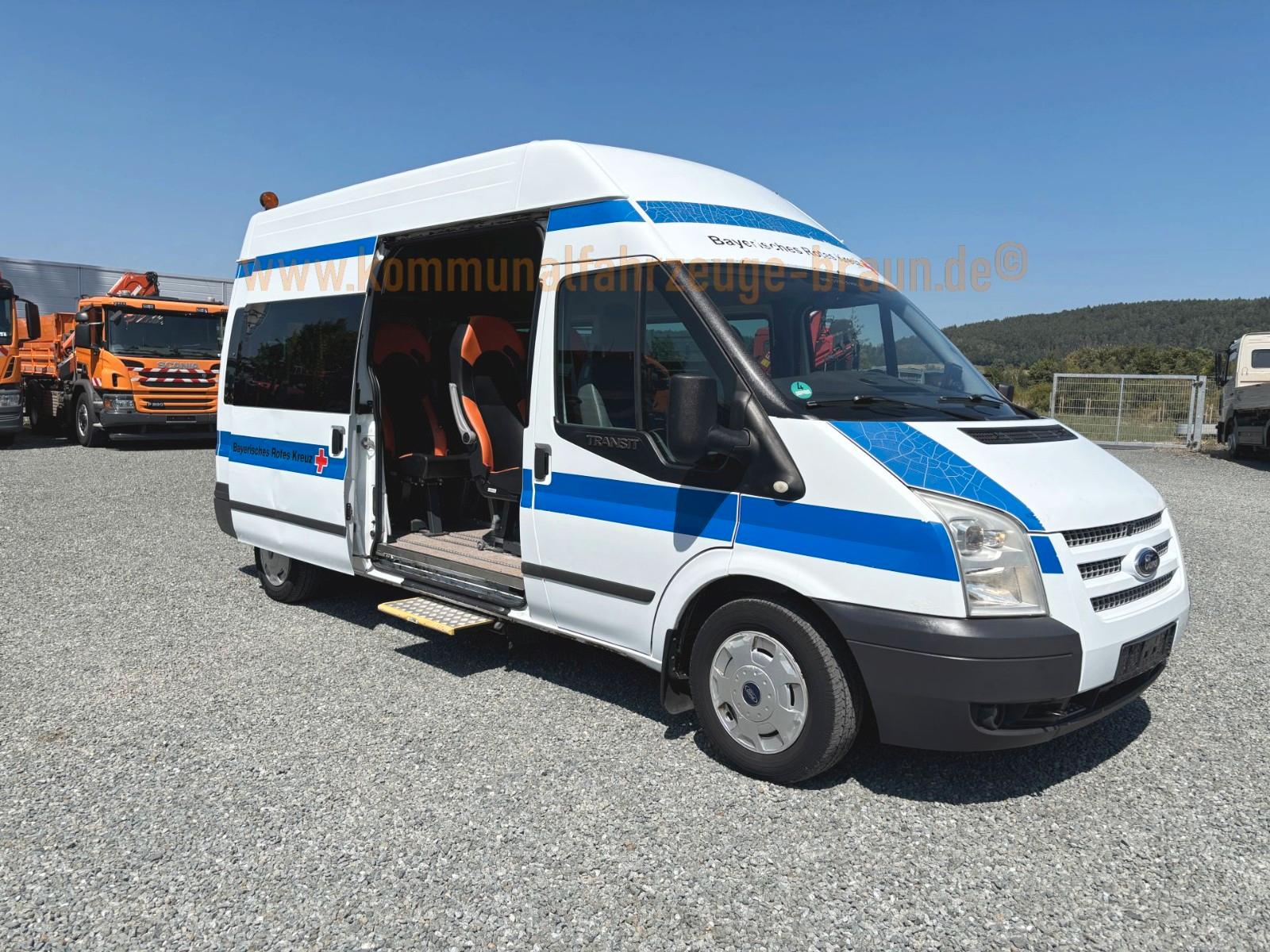 Ford Transit T300 el. Rollstuhl Rampe/8 Sitze/Kamera