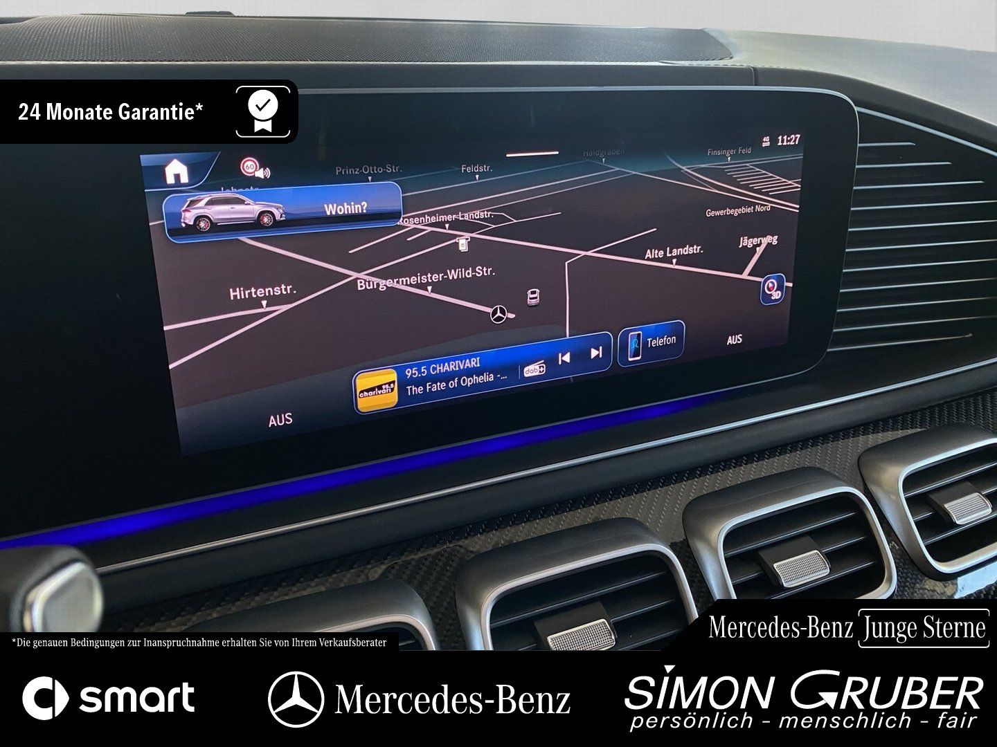 Fahrzeugabbildung Mercedes-Benz GLE 63 S 4M+ AMG Exklusiv ActivRide Perfo Burm