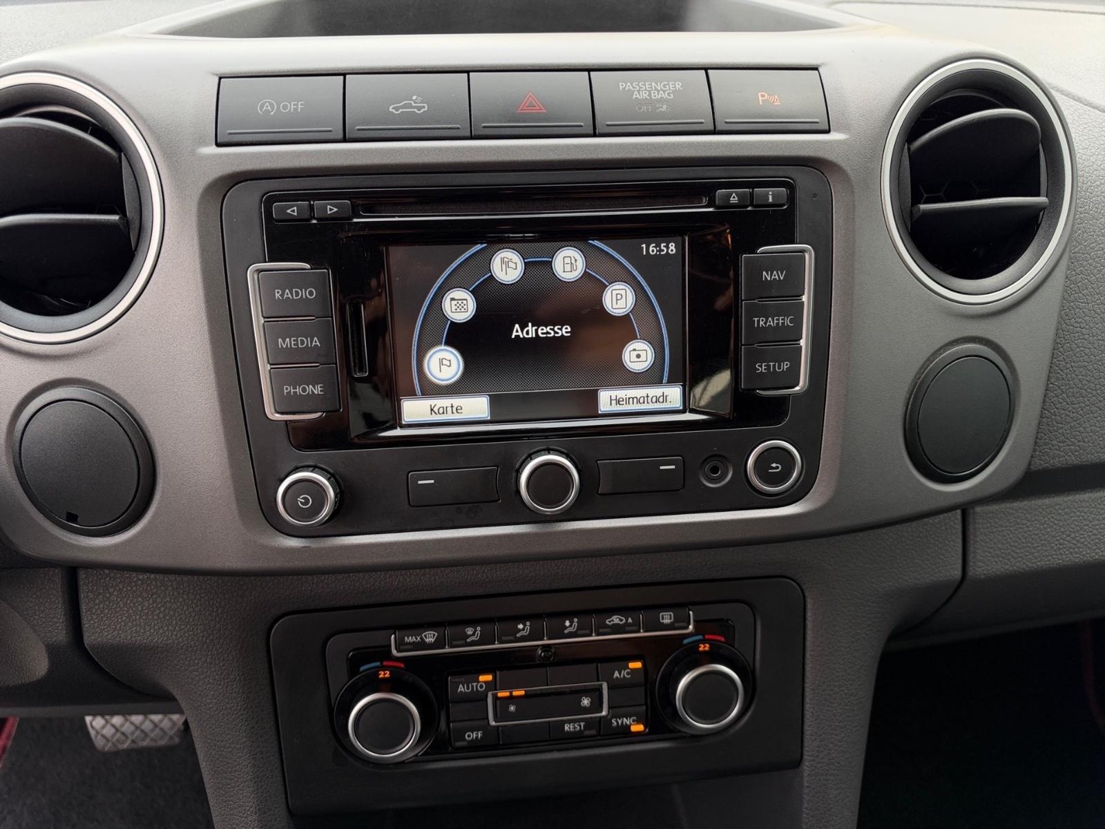 VOLKSWAGEN AMAROK HIGHLINE 2.0 TDI 179ch 4MOTION - CUIR VIENNA - NAVIGATION GPS - ATTELAGE - SIÈGES CHAUFFANTS - RADARS AVANT/ARRIÈRE