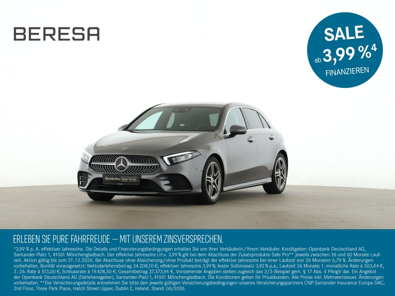 MERCEDES-BENZ A 200 d AMG MBUX Distronic Kamera LED Navi
