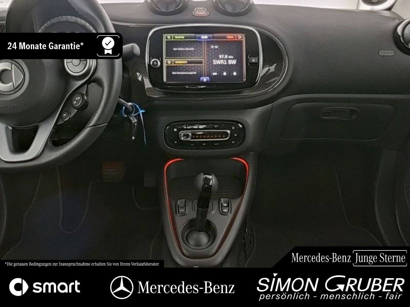 Fahrzeugabbildung Smart smart fortwo EQ Cabrio Excl. Leder Carbon 22KW