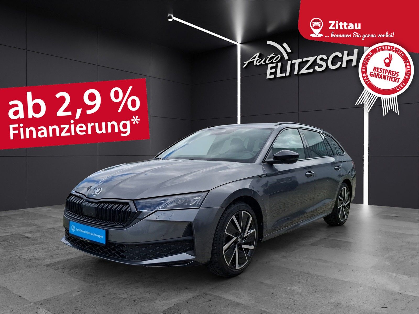 Fahrzeugabbildung SKODA Octavia Combi TDI Sportline DSG Matrix Navi AID
