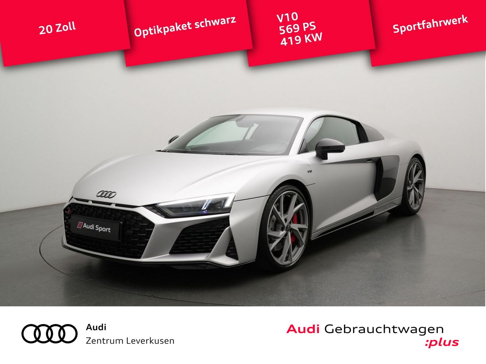 AUDI R8 Coupe V10 performance V10 RAUTE B&amp;O MEMORY