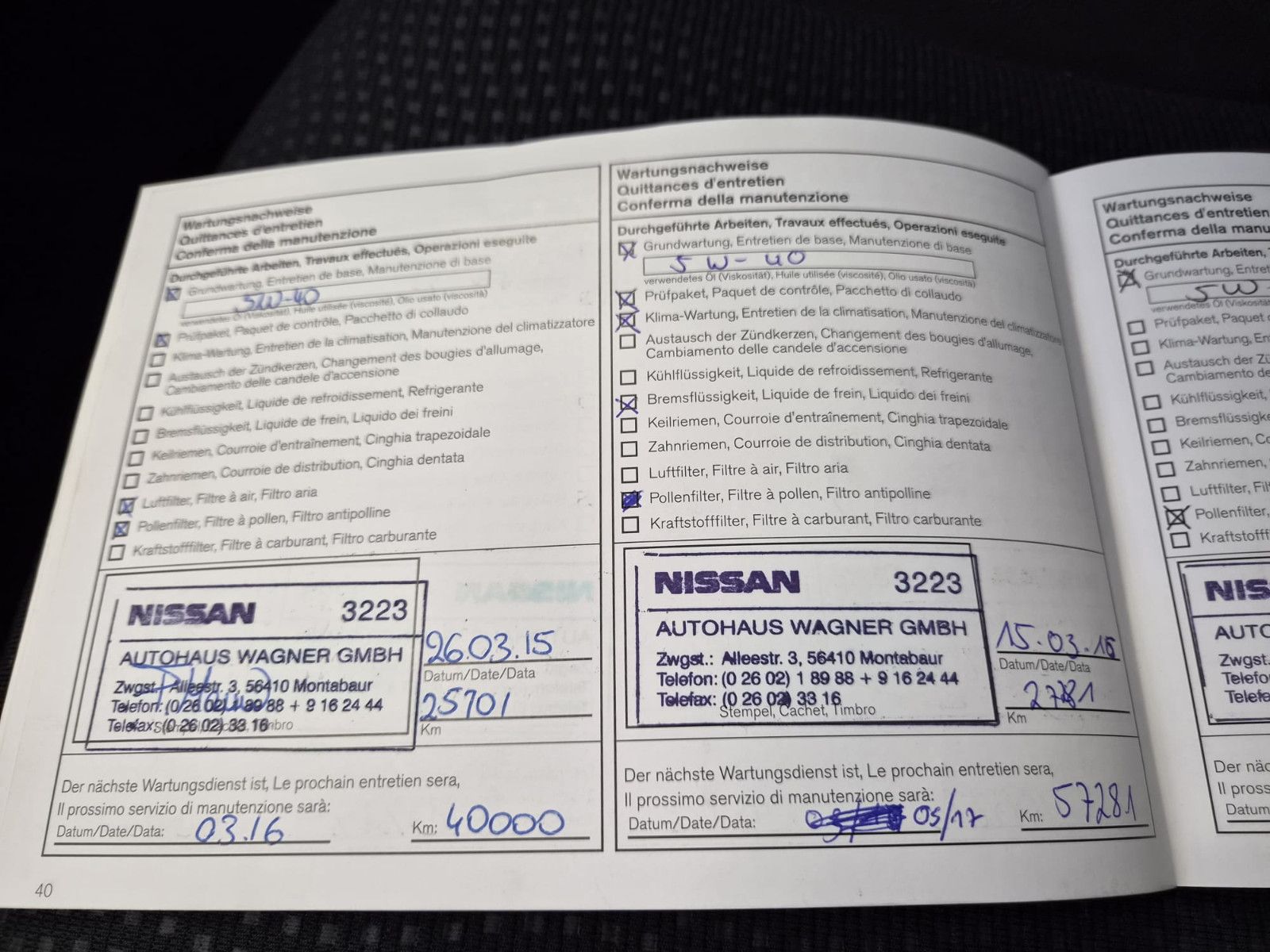 Fahrzeugabbildung Nissan Note Tekna / KLIMA / NUR 63 TKM