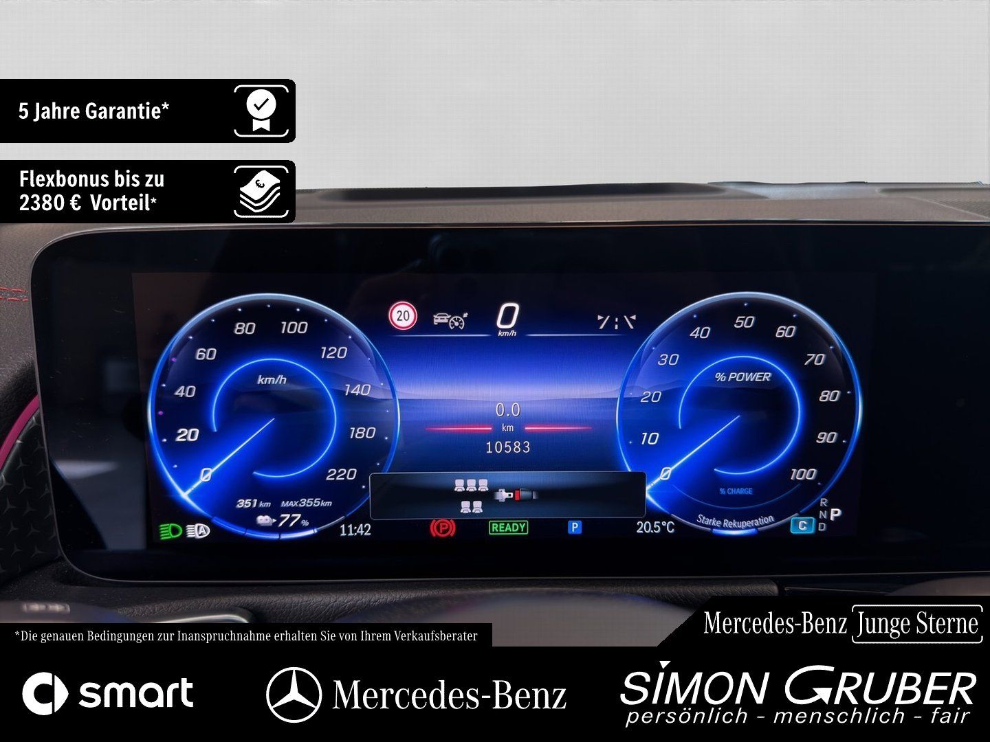 Fahrzeugabbildung Mercedes-Benz EQB 300 4M AMG Panorama HUD Distronic 7Sitze