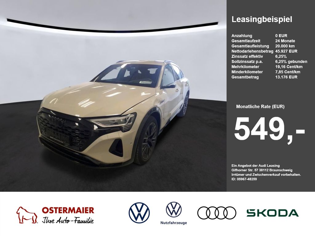 Audi Q8 e-tron Sportback ADVANCED 55 408PS AHK.KAMERA