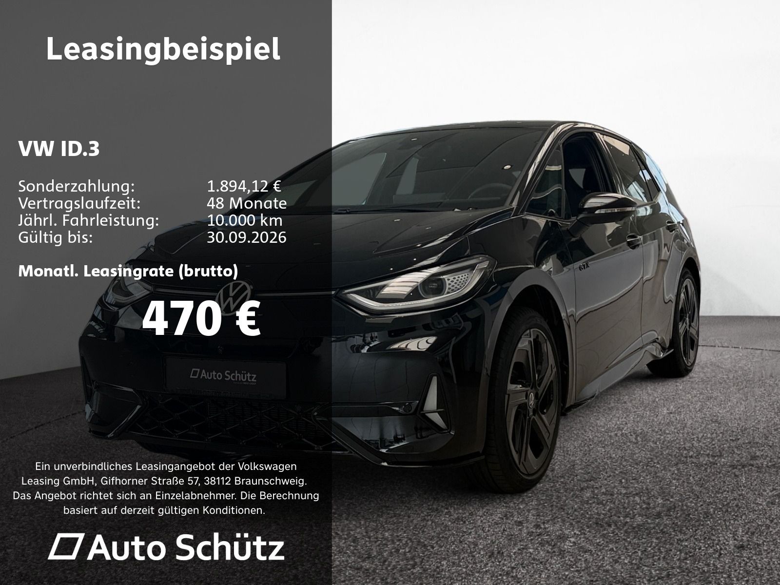 Volkswagen ID.3 GTX Performance 240 kW (326 PS) 79 kWh 1-Ga