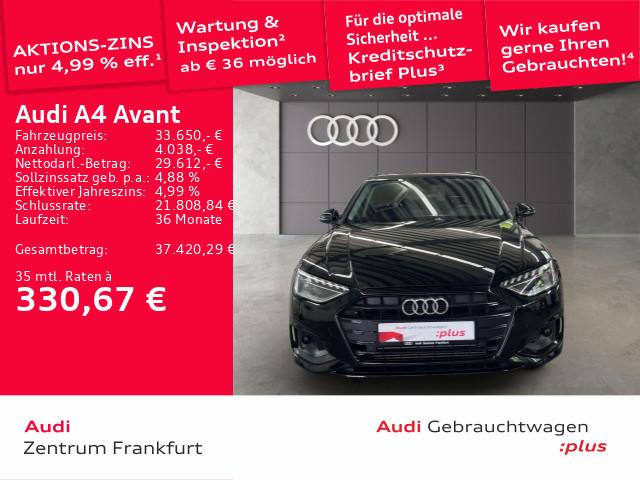 Audi A4 Avant 40 TFSI advanced S tronic LED Navi Pano
