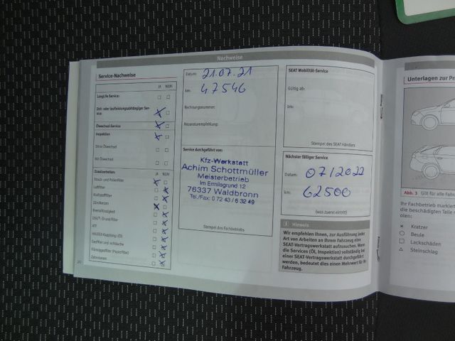 Fahrzeugabbildung Seat Ibiza Style 5-türig/Alu/Sitzh/PDC/52.200Km