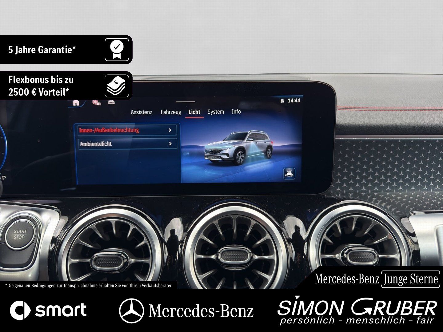 Fahrzeugabbildung Mercedes-Benz EQB 300 4M AMG Night 360 Winter 7Sitze Model 25