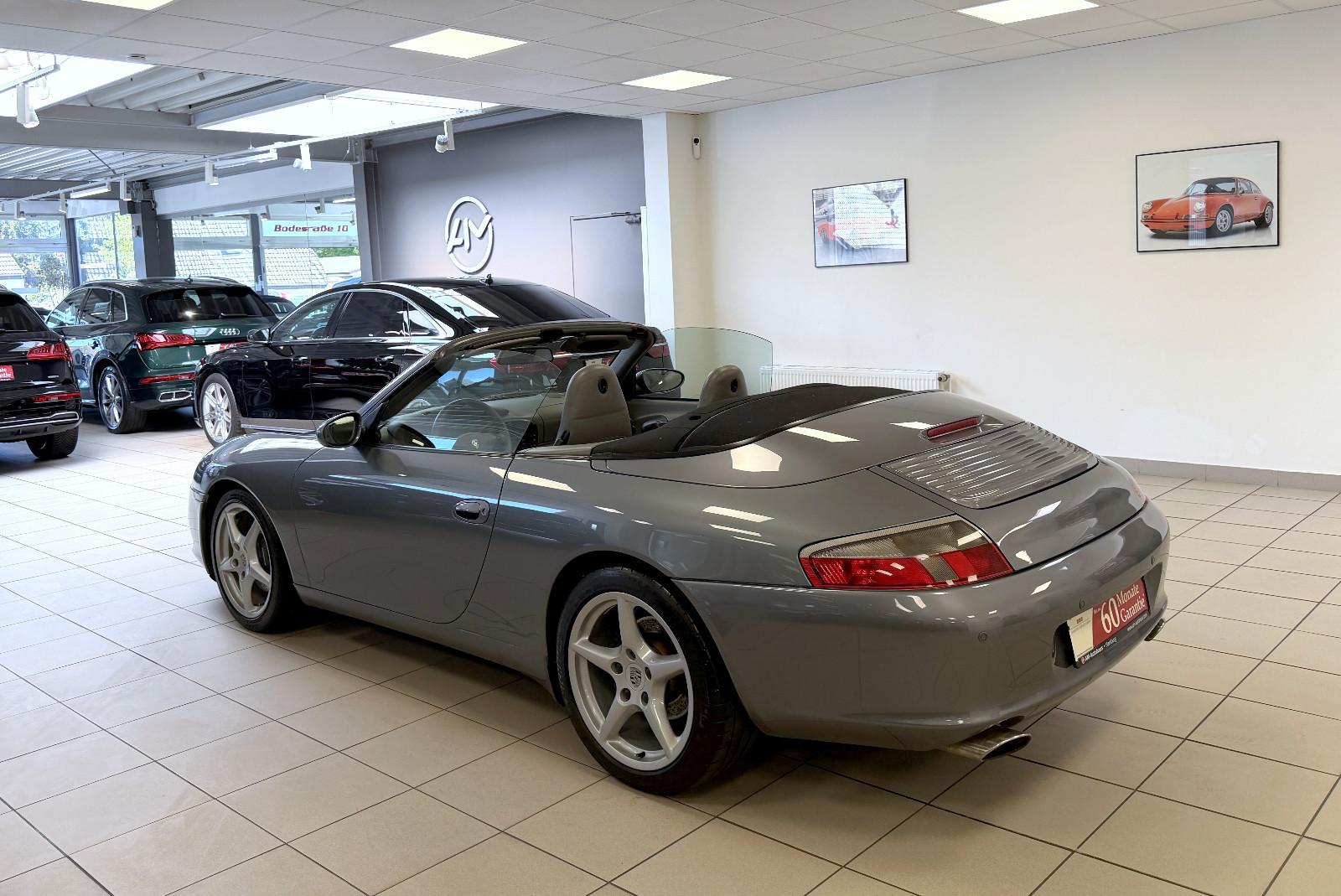 PORSCHE 911 996 CARRERA CABRIOLET 3.6 320ch TIPTRONIC -  CUIR - SIÈGES CHAUFFANTS - GPS PCM2 - CAPOTE ÉLECTRIQUE