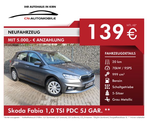 Skoda Fabia 1,0 TSI PDC  5J GAR. #RATE ab 139,-€/Monat