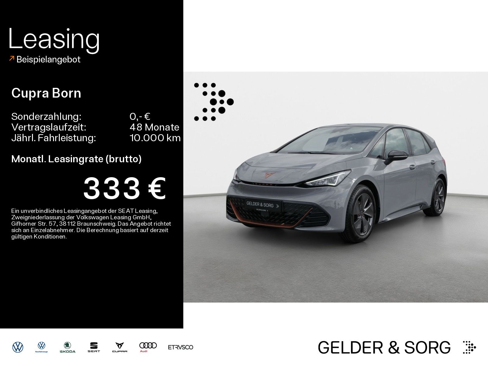 Cupra Born LED*Bluetooth*Klima*Sitzheizung*beh.Lenkrad