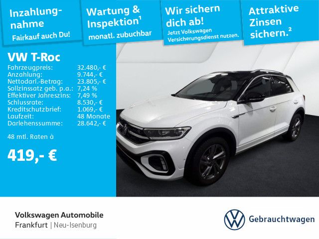 Volkswagen T-ROC 2.0 TDI DSG R-Line Navi LED Heckleuchten S