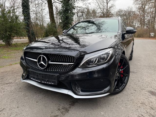 MERCEDES-BENZ C 43 AMG Super Optik rote Gurte Pano