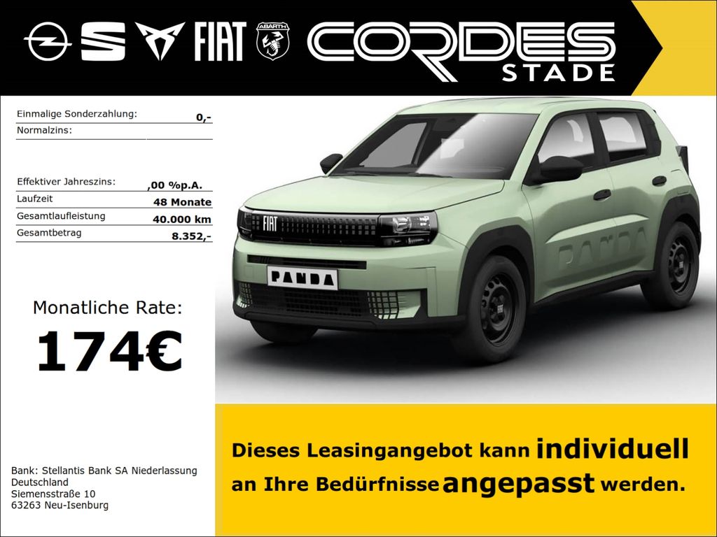 Fiat Grande Panda Benziner POP Musikstreaming DAB Amb