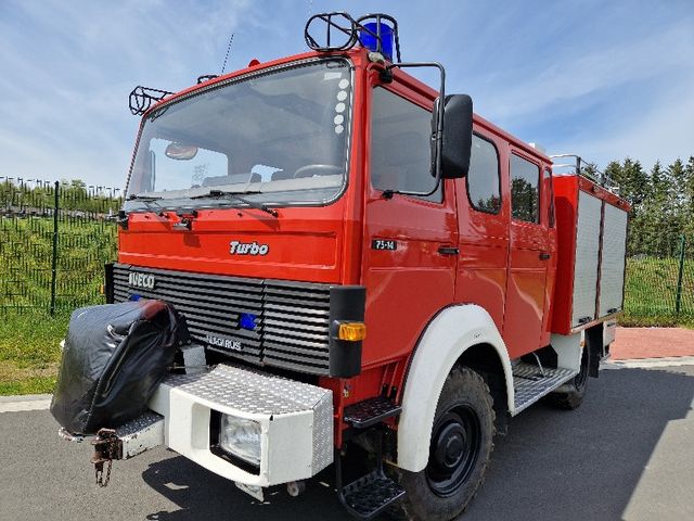 Iveco 75-14 Feuerwehr LF8 4x4 Allrad Camping Wohnmobil