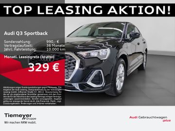 Audi Leasingangebot: Audi Q3 Sportback 35 TDI S LINE ALCANTARA KAMERA eSIT