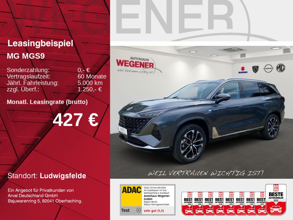 MGS9 PHEV Premium *Massage*Bose*7Sitze*360*Pano*