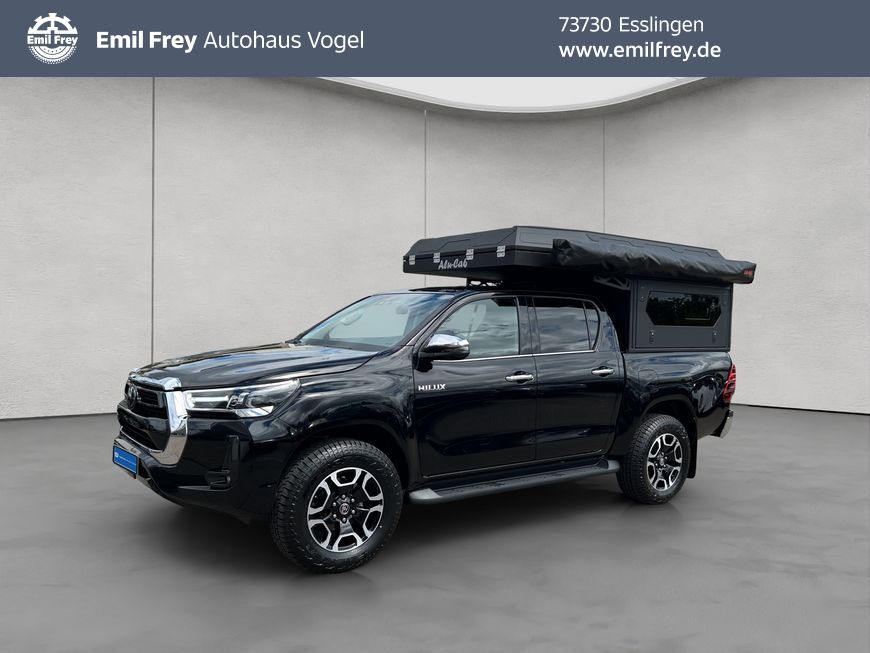 Toyota HiLux 4x4 Double Cab MHEV Alu-Cab m. Zelt