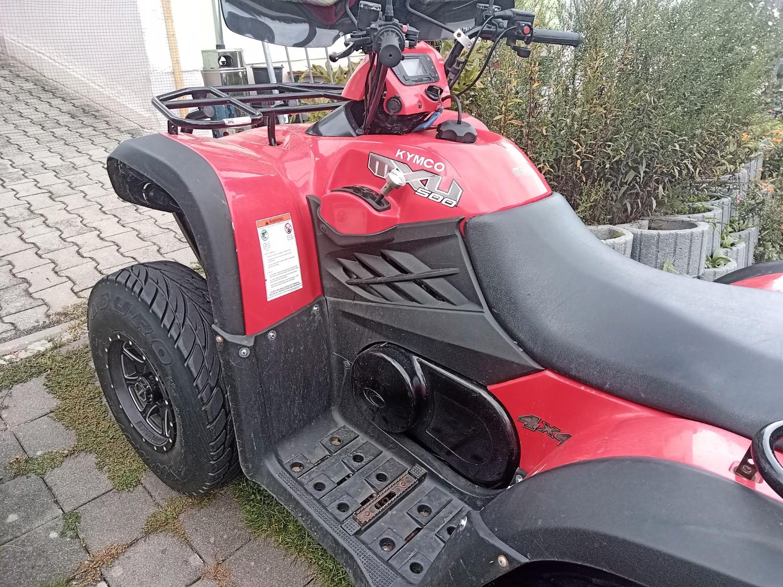 Kymco  2006 — двигун 500 cm³, 38 HP (28kW)