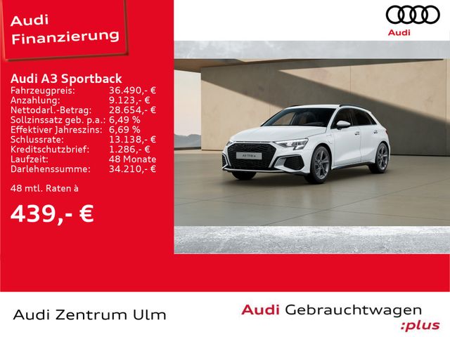 Audi A3 Sportback S line 40 TFSI e S tronic AHK NAV+