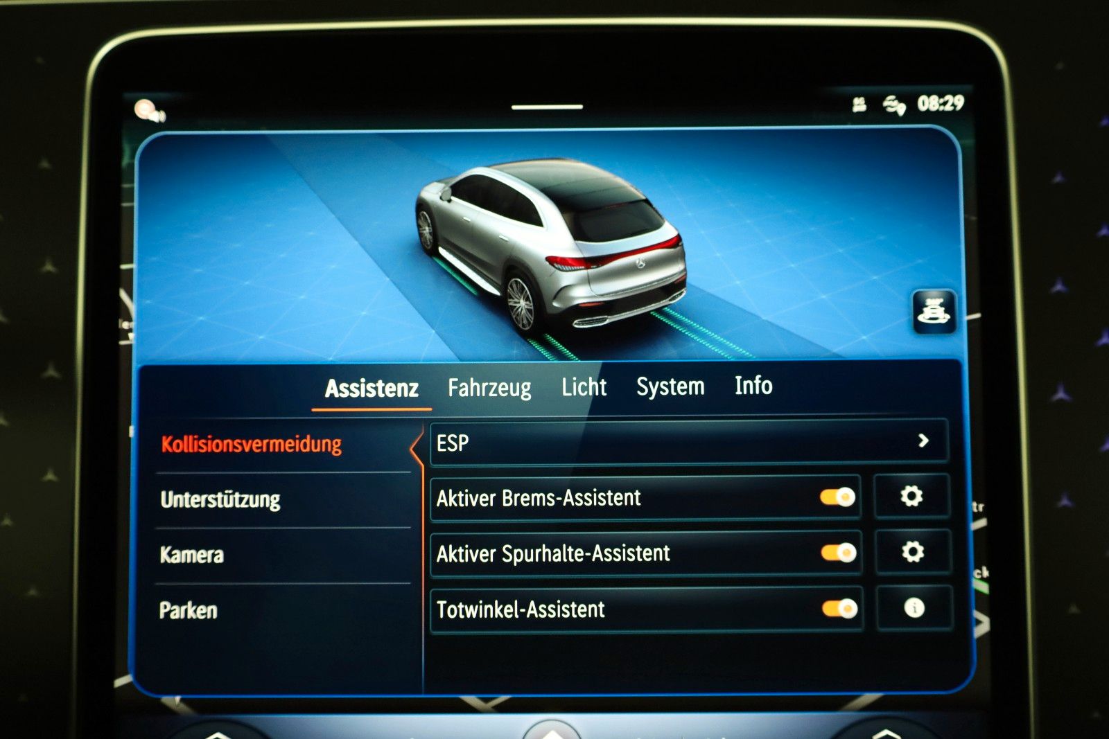 Fahrzeugabbildung Mercedes-Benz EQE SUV 350 Electric Art,Advanced,Kamera,ACC