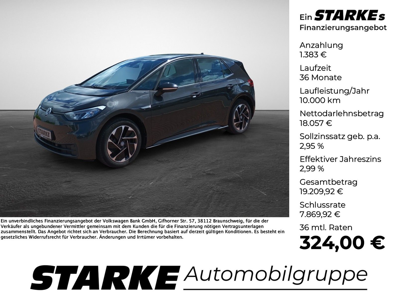 VW ID.3 Pure Performance mit Anhängerkupplung
