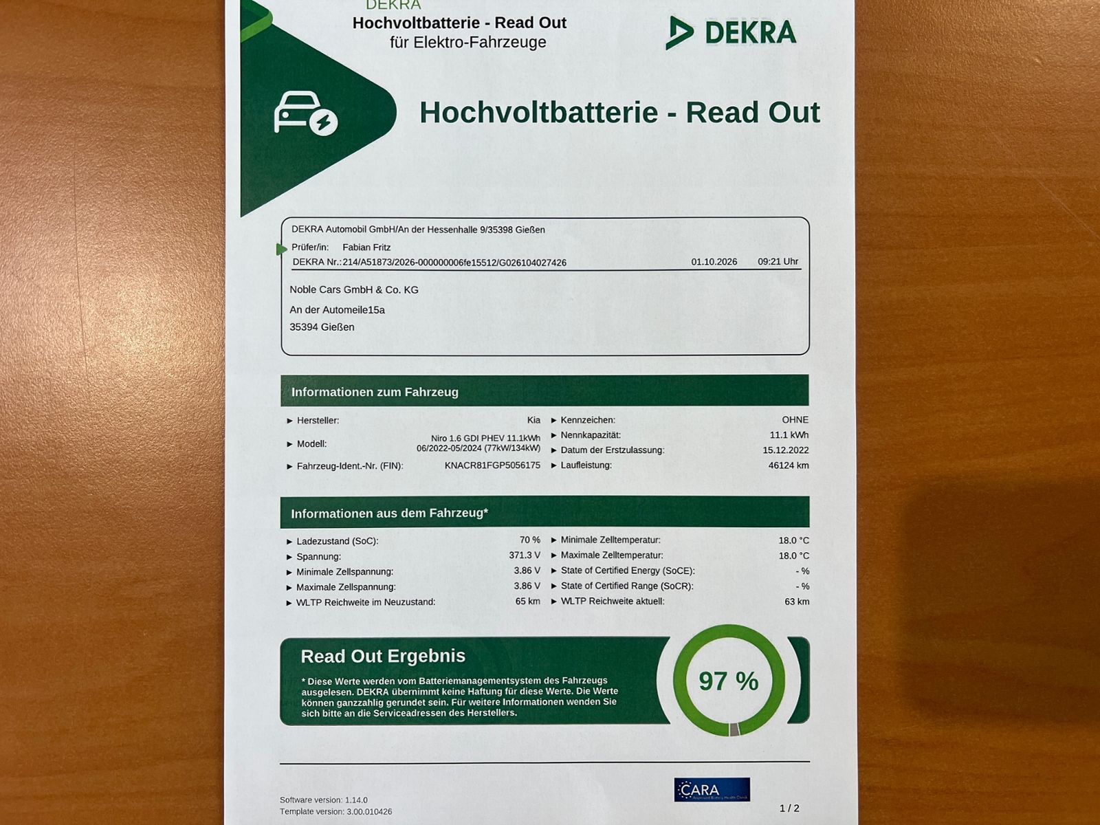 Fahrzeugabbildung Kia Niro Spirit PHEV Relax-Pack Tech-Pack HUD H&K