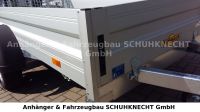 Humbaur HA 13 25 13 Alu Einachsanhänger mit Gitter-ÜFW