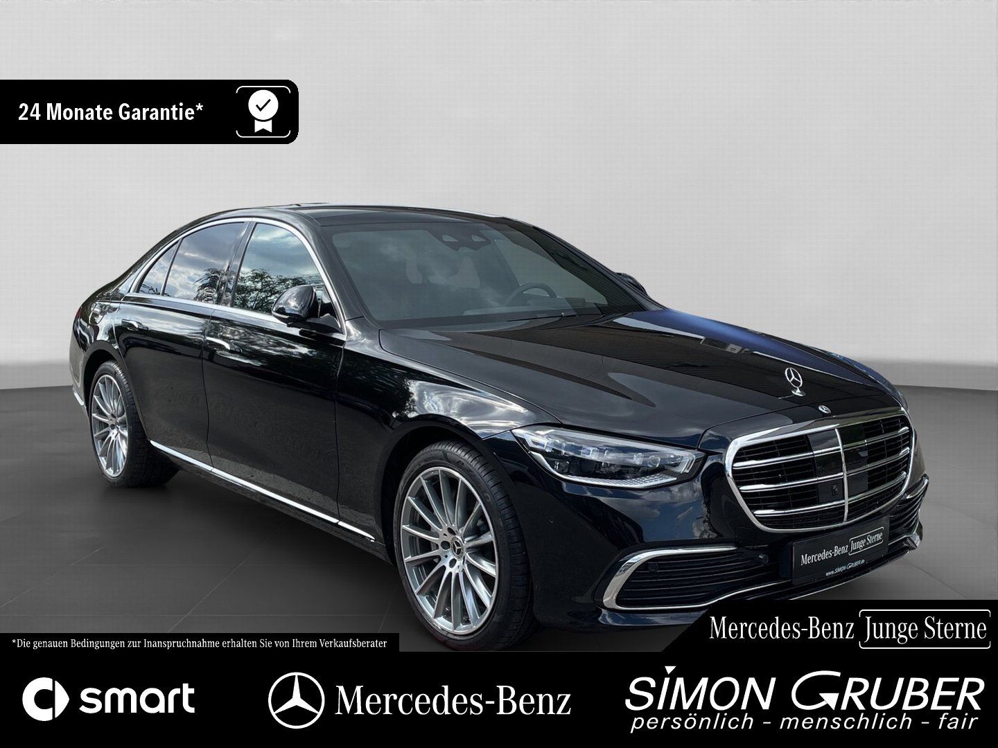 Fahrzeugabbildung Mercedes-Benz S 350 d 4M 20"AMG Burm Pano Aktiv Ambi Guard 360