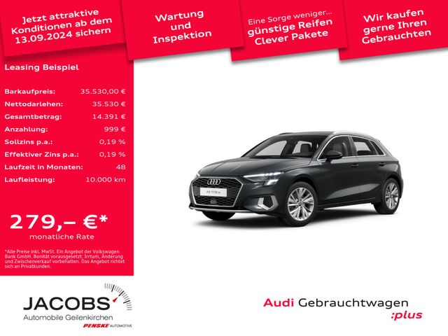 Audi A3 Sportback 40 TFSI e S-tronic advanced Navi Pl