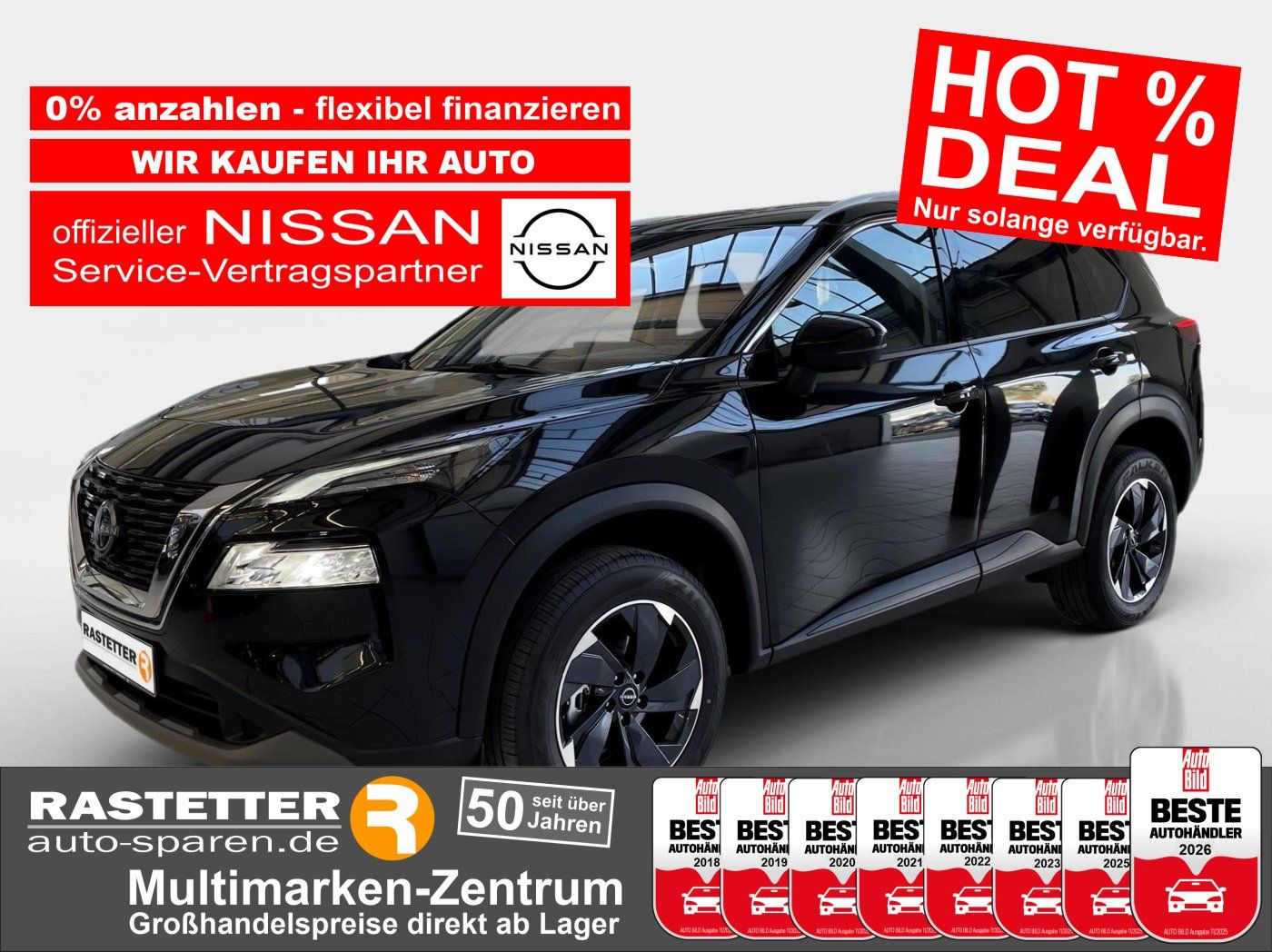 Nissan X-Trail n-connecta eHeckkl+ProPilot+360+iKey+Nav