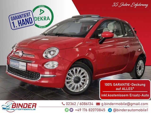 Fiat 500C DolceVita*ALLE INSPEKTIONEN*VOLLE GARANTIE*