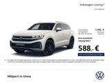 Volkswagen Touareg V6 R-LINE NEUES MODELL AHK CAM ACC LM19 - mit Diesel-Antrieb: Beige, Vollleder