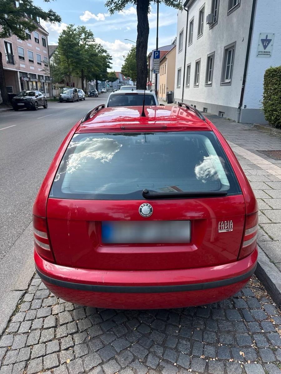 Skoda Fabia 2008 — rear view