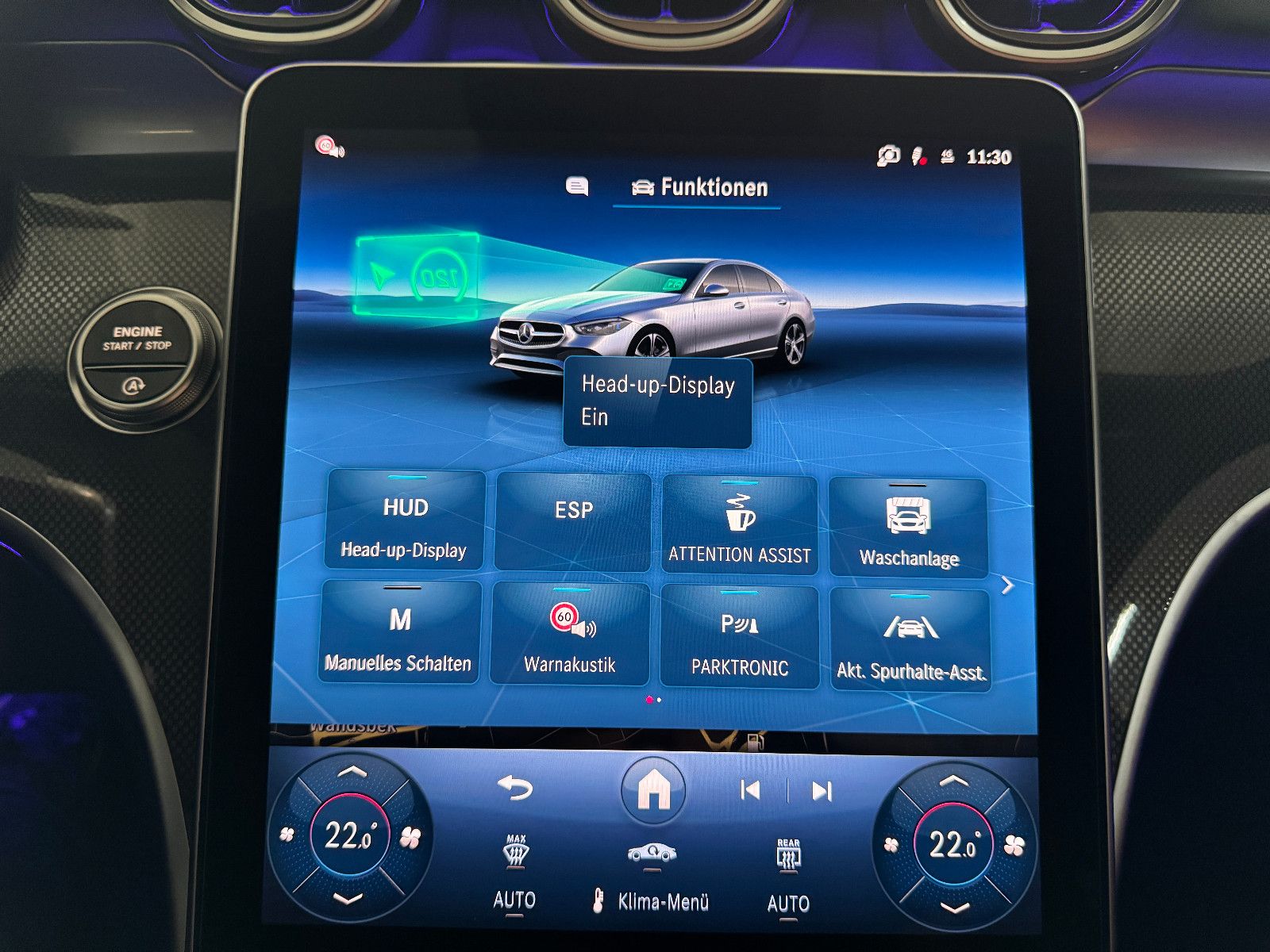 Fahrzeugabbildung Mercedes-Benz C 180 AMG LINE PANO HUD GERMAN EDITION EUR1 MY26