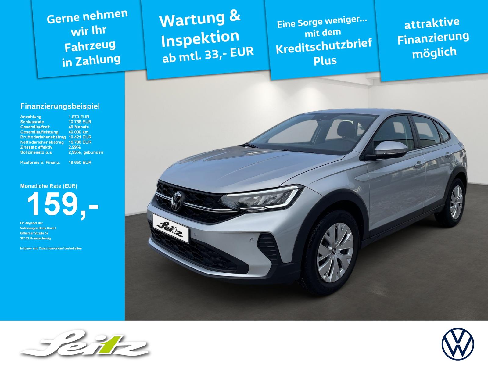 Volkswagen Taigo 1.0 TSI *LED*PARKSENSOR*SITZHZG*APPCON*