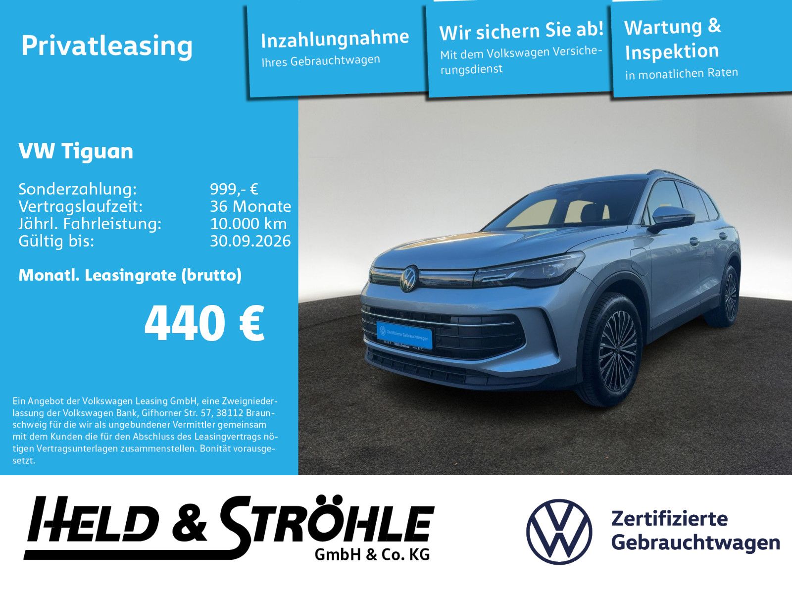 Volkswagen Tiguan Life eHybrid AHK 360°K H K NAV EL-HECKKL foto 1