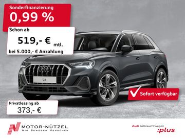 Audi Leasingangebot: Audi Q3 TFSI 110kW S-TR LED+NAVI+2xPDC+ACC+AHK+19"